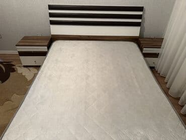 tek taxt: İkinəfərlik çarpayı, Bazasız, Matras ilə, Siyirməsiz — 2