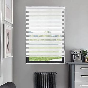 metbext perdesi: Zebra/Jalüz (rulon pərdə) sistemi • Model: Zebra (gündüz-gecə) rulon — 4