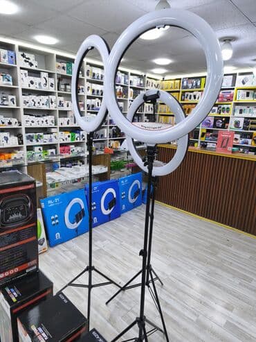 Peşəkar LED halqa işıq dəsti - Çap: təxminən 18–22 düym halqa LED