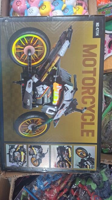 Информатика: JIOLE “Motorcycle” konstruktor dəsti - Yaş: 6+ - Hissələr: müxtəlif — 5