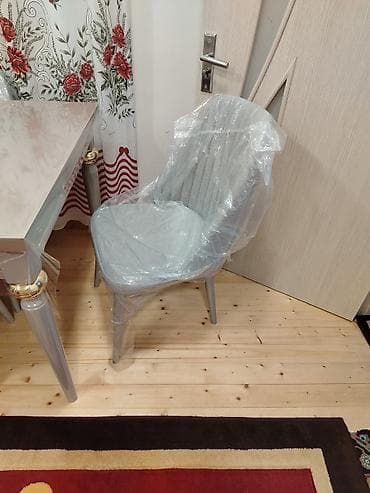 Qonaq otağı üçün, Yeni, Açılan, Dördbucaq masa, 6 stul — 1