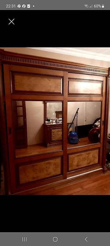 ikinci el perde: Dolab Dəniz Mebelden alınlb satılır qiyməti 300 manat möhkəm matrealı — 4