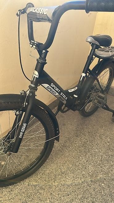 Детский мир: Uşaq velosipedi – “Sport Stels Speed Bike” (qara) - Təkər ölçüsü — 2