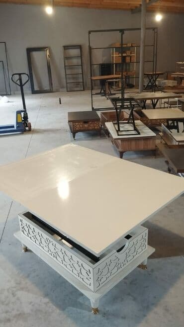 ders stol: Jurnal masası, Yeni, Açılmayan, Laminat, Dördbucaq masa — 13