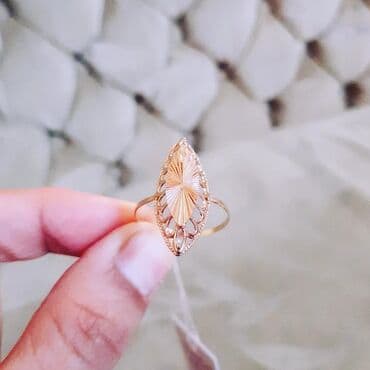 paxlava üzüklər: Toy, Üzük, Sarı qızıl, 585 Əyar, Qaşsız — 5