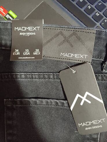 ağ şalvar: Qara Baggy Jeans 34ㅤㅤㅤㅤㅤㅤㅤㅤㅤㅤㅤㅤYenidir,sadəcə tərz olaraq — 2