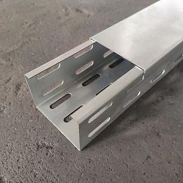 Metall kabel kanalı (perforasiyalı) - Material: sinklənmiş polad -