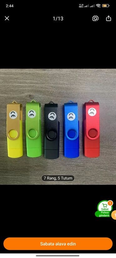 Flash kart 16 GB, USB type C, Yeni