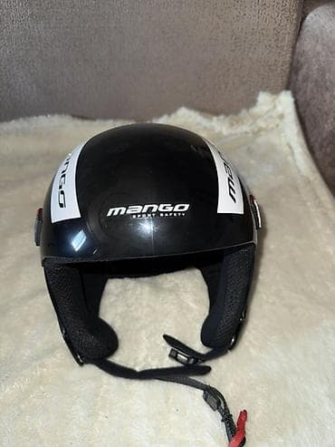 rang rover: Mango Sport Safety xizək/snowboard dəbilqəsi - Rəng: qara, ağ loqolu — 4