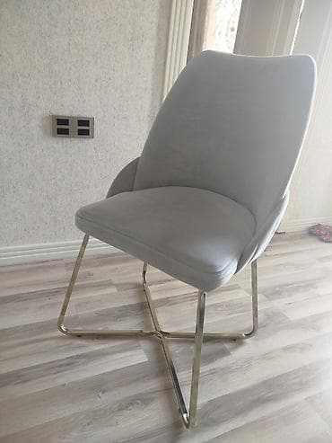 salon masasi: Qonaq otağı üçün, Qatlanmayan, rəng - Boz Stul — 4
