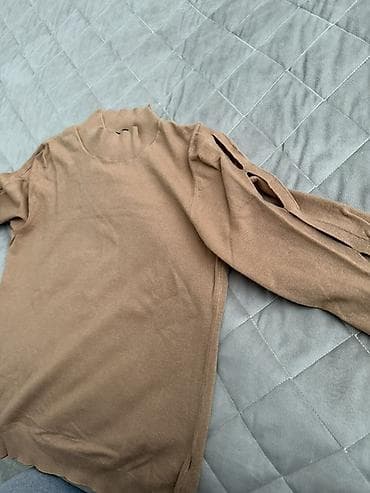 zara mont: Qadın ikinci əl koftalar 1) Açıq krem rəngli, toxunma kofta - Brend — 2