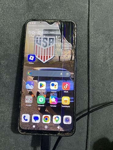 Redmi 9, 64 GB, rəng - Göy, Qırıq