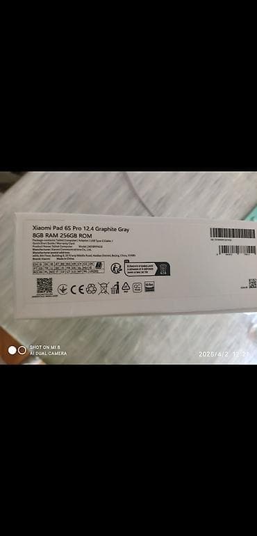 samsung tab s9 fe qiymeti: İşlənmiş Xiaomi Pad 6S Pro, 12,4", 256 GB, Ünvandan götürmə, Pulsuz çatdırılma — 4