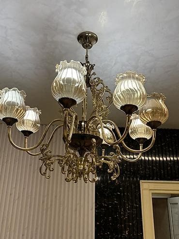 Люстра, 8 ламп, Металл — 1