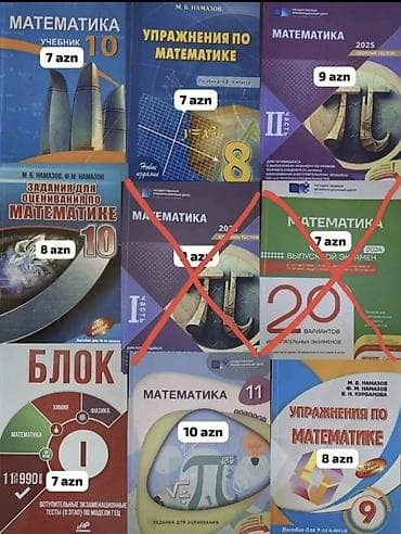 Məktəb və imtahan hazırlığı üçün müxtəlif fənlər üzrə dərslik və test — 1