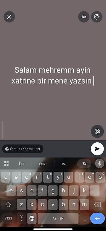 Xidmət: WhatsApp Status üçün mətn yazılması və status dizaynı Təklif lalafo.az -da Xidmət: WhatsApp Status üçün mətn yazılması və status dizaynı Təklif