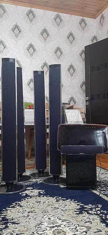 smart box satisi: Ev kinoteatrı akustik sistemi – 5.1 kanal - Dörd ədəd hündür (tower) — 4