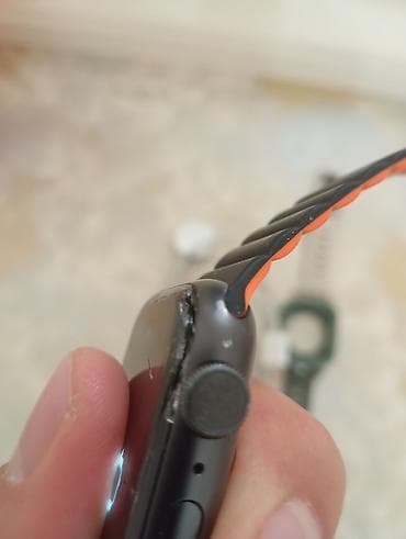 qol: İşlənmiş, Smart saat, Apple, Аnti-lost, rəng - Boz — 4