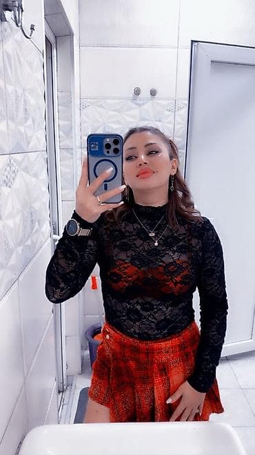 tər əleyhinə: Qadın geyimləri – dəst və ayrı-ayrı parçalar 1) Qara krujeva bluz - — 1