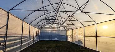 ucuz günəş panelləri: Polietilen örtüklü istixana konstruksiyası 24uzunluk 8eni 192kv — 5