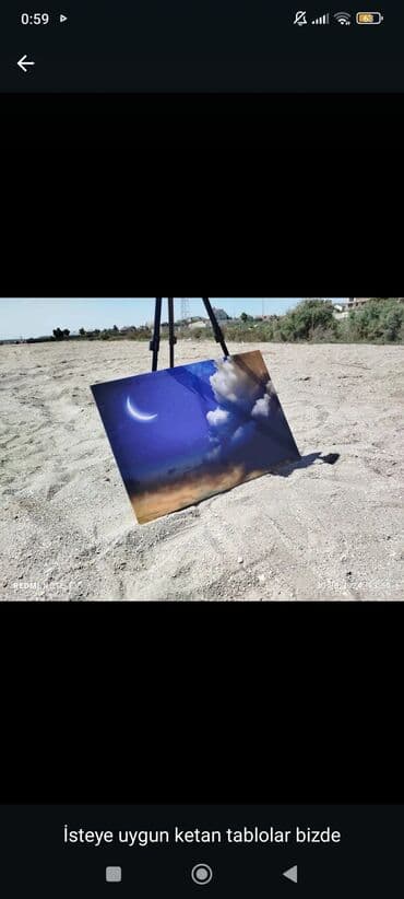 məktəb şəkilləri: Kətan üzərində dekorativ tablolar - İstəyə uyğun fərdi dizaynlar — 6