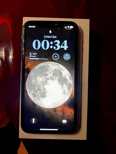 iphone 11pro: IPhone 11, 64 GB, Deep Purple, Simsiz şarj — 2