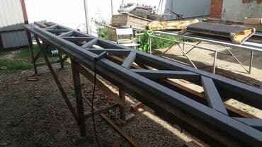 dəmir pilləkənlərin yığılması: Demir profelden fermalarin sifarisle yigilmasi — 8