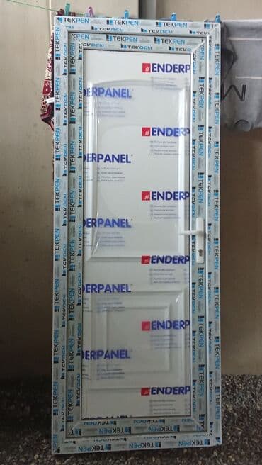 Напольные покрытия: Для туалета Новый Пластиковая дверь 80х200 см С рамой, Без гарантии, Самовывоз — 1