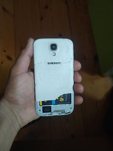 honur telefon: Samsung Galaxy S4, 16 GB, rəng - Ağ, Qırıq — 2