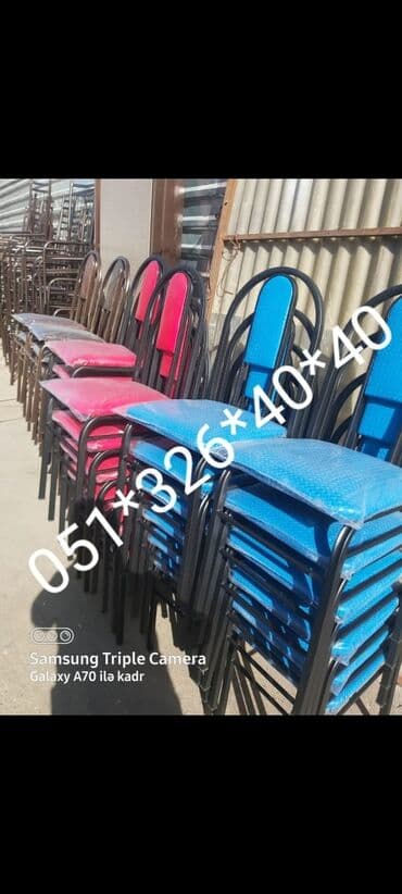 deri parça: Stullar dəmir stul stol və stul masa ve oturacaq dəstləri oturacaq — 21