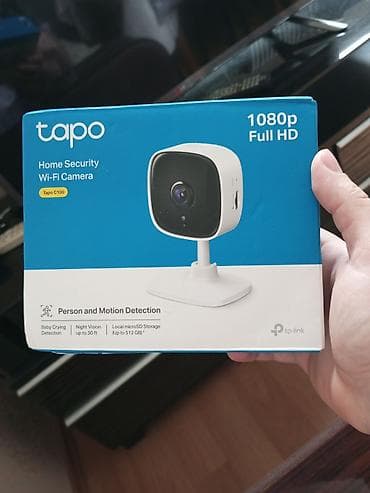 lazne kamere: TP-Link Tapo C100 ev təhlükəsizlik Wi‑Fi kamer Vopçap — 1