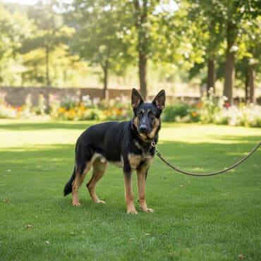 it üçün manej: Alman çoban iti, 8 ay, Dişi, Ünvandan götürmə — 2