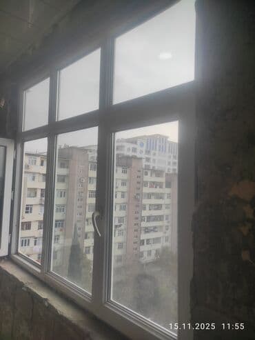 PVC pəncərə sistemi 2 ədəd 180x150 + 2 ədəd 170x150 ölçüdə. -