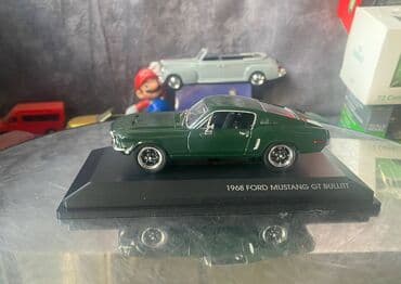 metbex tavan modelleri: Коллекционная модель Ford Mustang GT Bullit darkgreen 1968 Steve — 10
