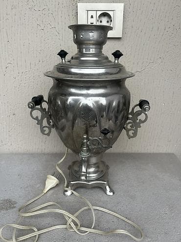 Elektrikli samovar – “Tula” markası - Klassik rus üslubunda metal
