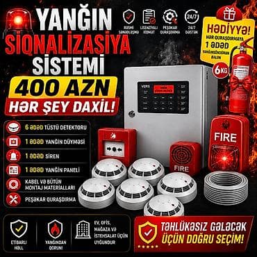 Təhlükəsizlik sistemləri | Domofonlar, Müşahidə kameraları, Siqnalizasiya lalafo.az -da Təhlükəsizlik sistemləri | Domofonlar, Müşahidə kameraları, Siqnalizasiya