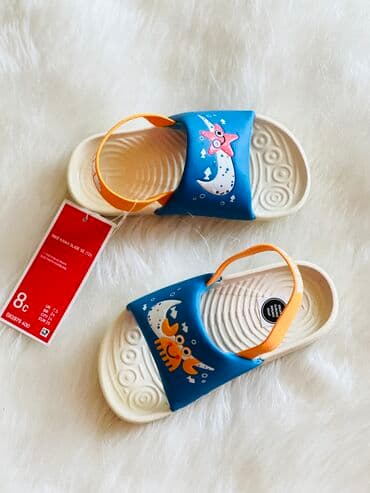 детская пляжная обувь: Босоножки, Унисекс, 24, Nike — 1