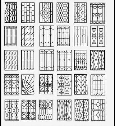 profiller: Məhsul: Pəncərə üçün dəmir barmaqlıq və tor sistemləri Təsvir: - — 5
