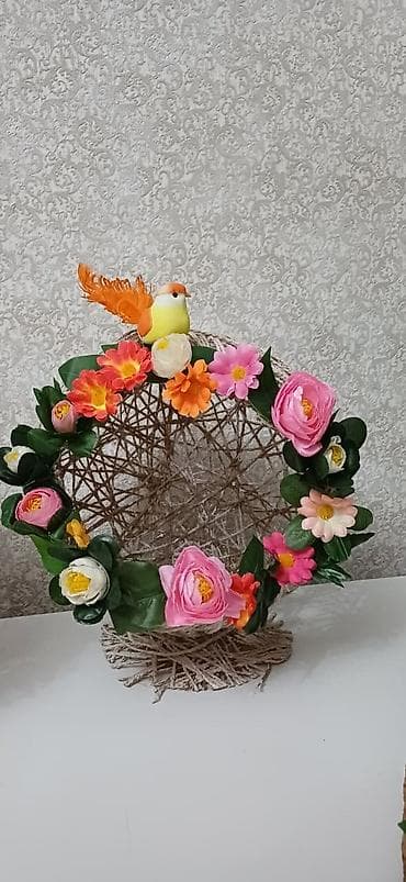 Əl işləri Bayram dekor kompozisiyaları. Qiymətlər dekorlara görə
