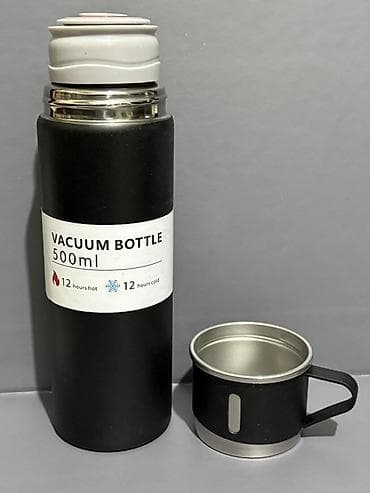 termos: Rəng - Qara, Termos, Paslanmayan polad, 0,5 bucket volume l — 10