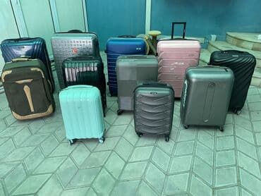 женские пластиковые чемоданы: LM və S modelır isə 40-35-30-25azn Çamadanlar – müxtəlif ölçü və — 1