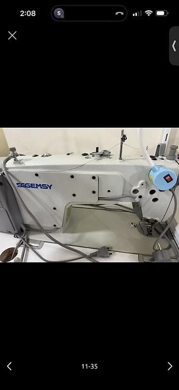 dişlər: Satem: SGGEMSY sənaye tikiş maşını Xüsusiyyətlər: - Güclü sənaye sinfi — 2