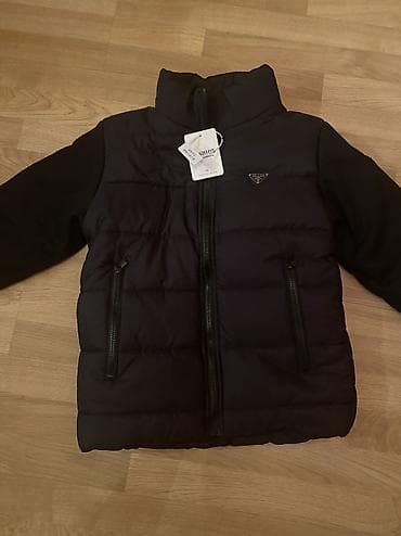 Игрушки: Uşaq üçün qara rəngli qış gödəkçəsi - Model: şişmə (puf) tipli — 4