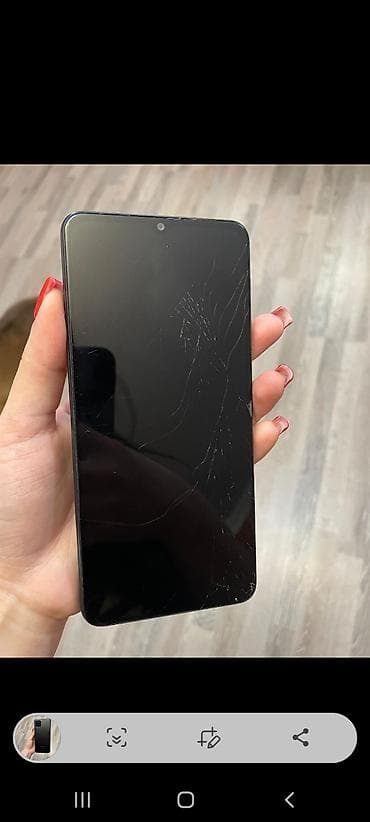 samsung c5 ekran: Samsung Galaxy A12, 64 GB, rəng - Qara, Qırıq — 5