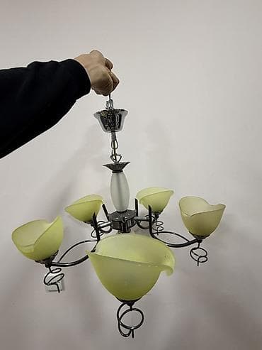 Çılçıraq, 5 lampa, Metal