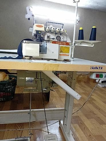 tikiş: Tikiş maşını Yamata, İşlənmiş,Overlok, 5 saplı, Ünvandan götürmə — 6