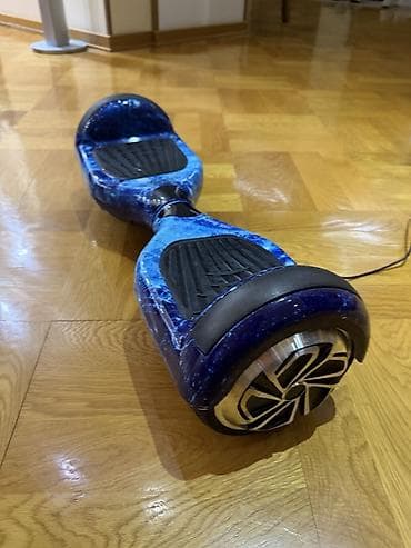 гироскутер купить: Özünü tarazlayan elektrikli hoverboard – mavi “galaxy” dizayn - — 2