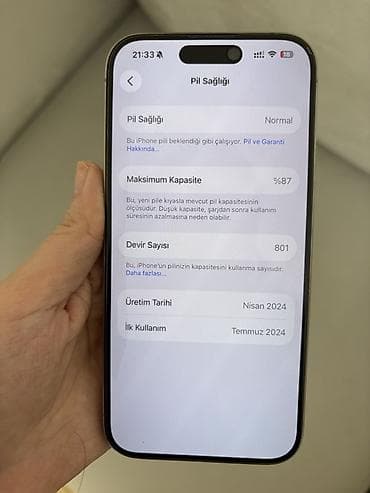 IPhone 15 Pro, 256 GB, Natural Titanium, Face ID