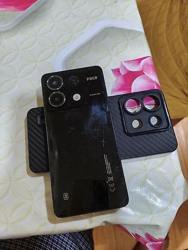 iphone 13 pink: Poco X6, 256 GB, rəng - Qara, Zəmanət, Barmaq izi, Face ID — 2
