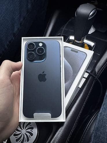Техника для кухни: IPhone 15 Pro, 256 ГБ, Blue Titanium, Face ID — 1